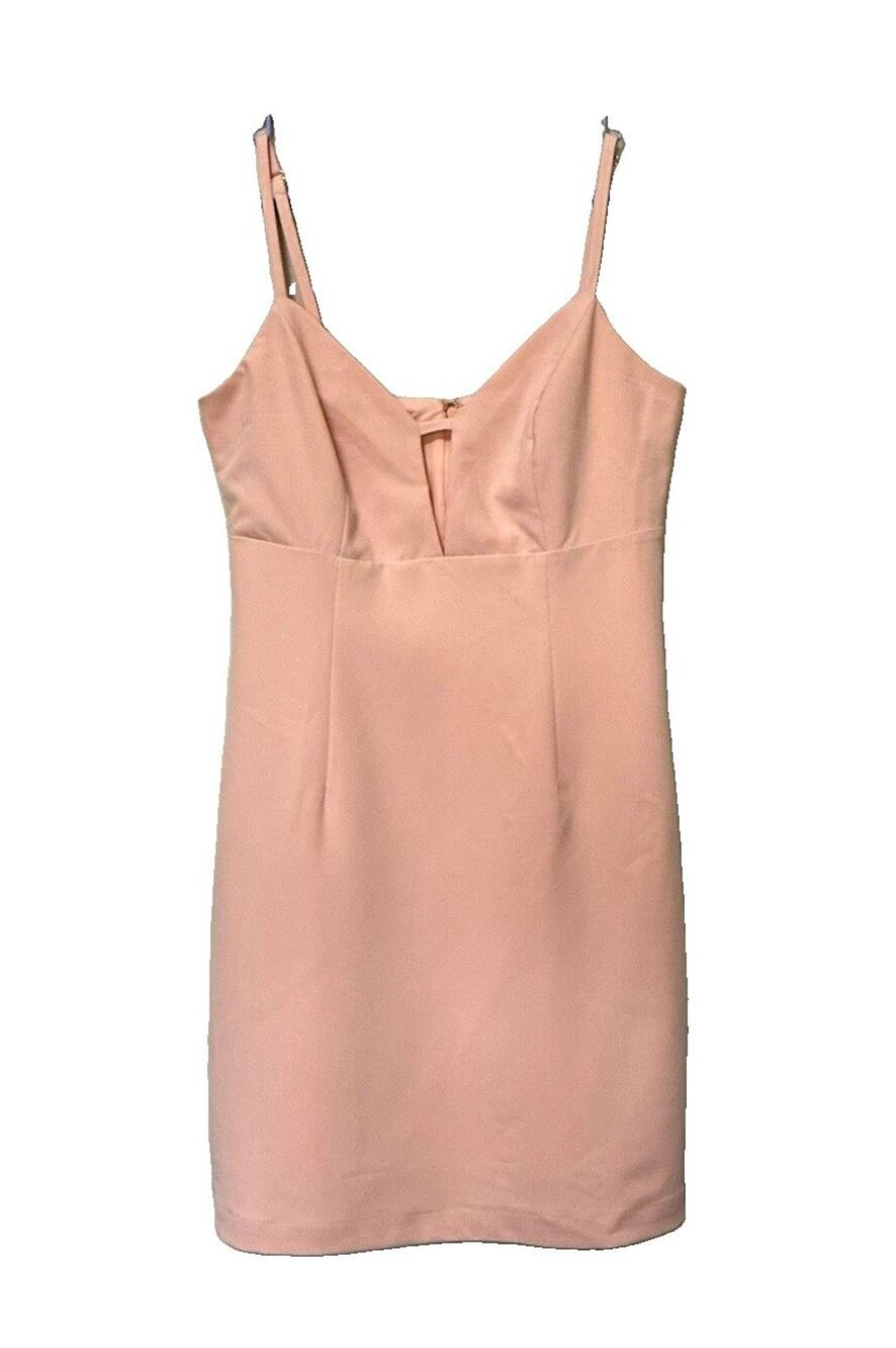 Lulus Sultry Moments Blush Pink Sleeveless Mini Dress XS